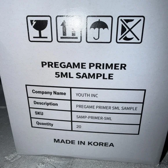 Youth Foria Pregame Primer Daily Protective MINI 5mL /0.169oz NIB‎ PACK OF 20!